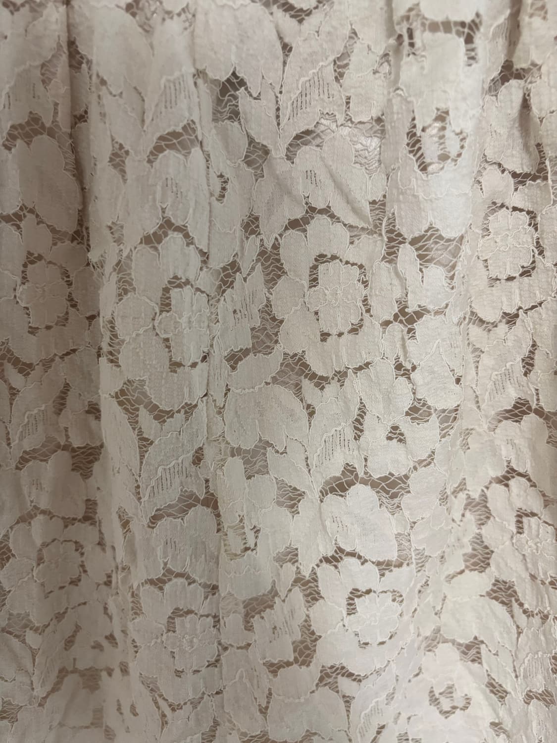 kumikyoku 스나계 미디 레이스 스커트 /라떼갸루로걀달천 상품이미지2