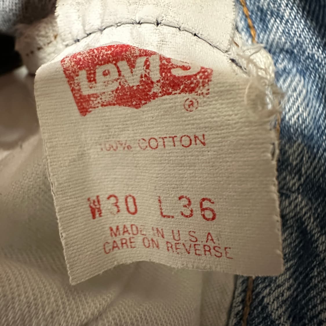 LEVI'S 501XX 90's usa made jeans 상품이미지5