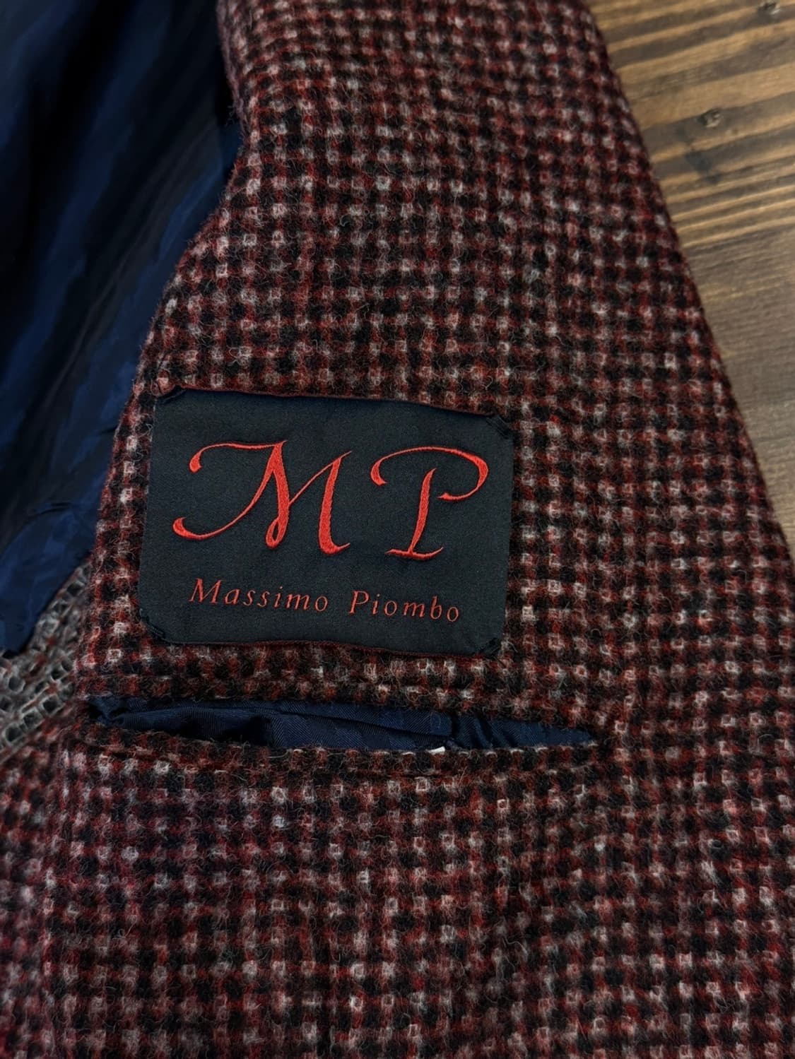 마시모 피옴보 플란넬 자켓 슬림100 상품이미지8