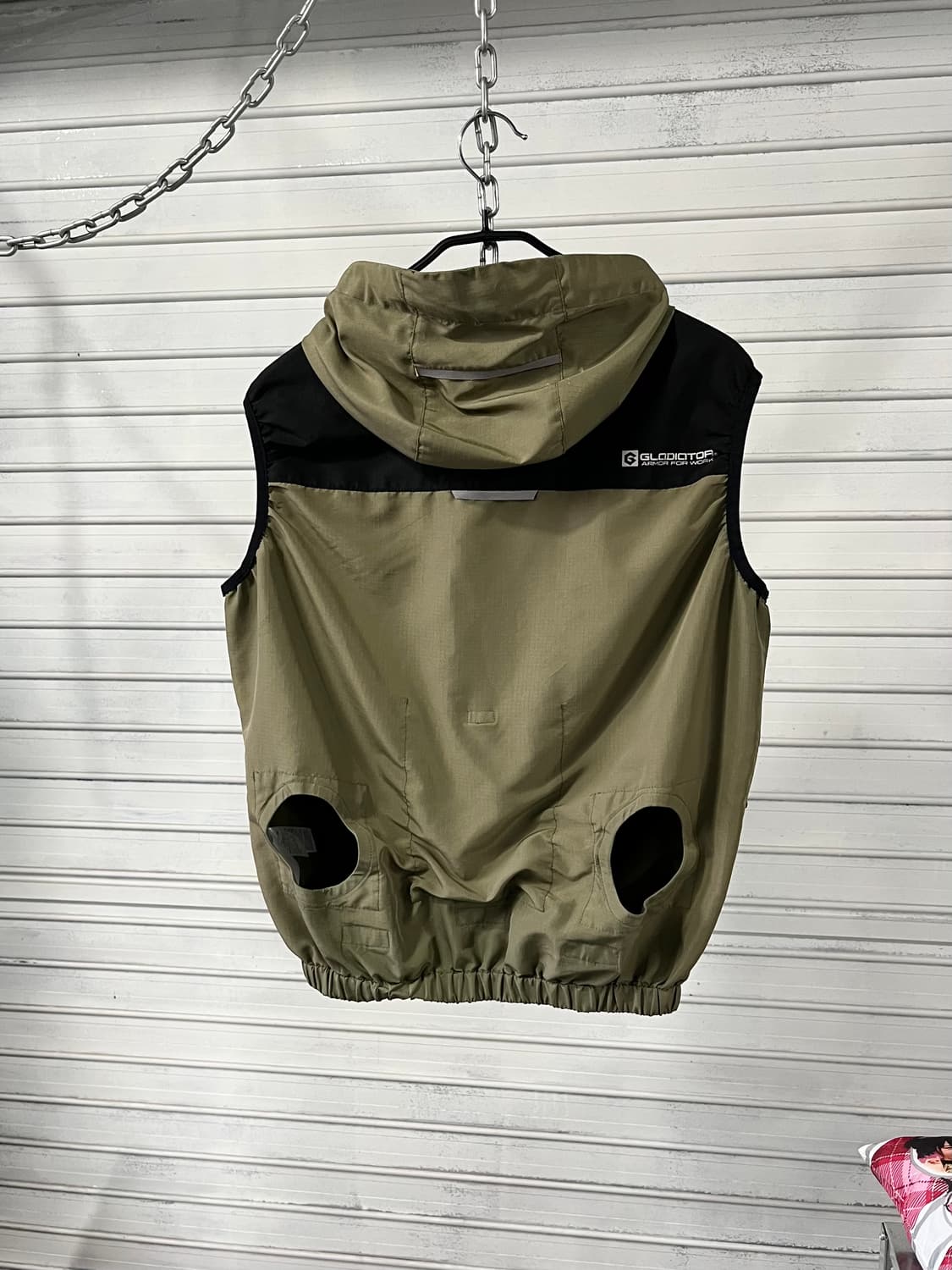 Gladiator hood vest zip up 상품이미지6