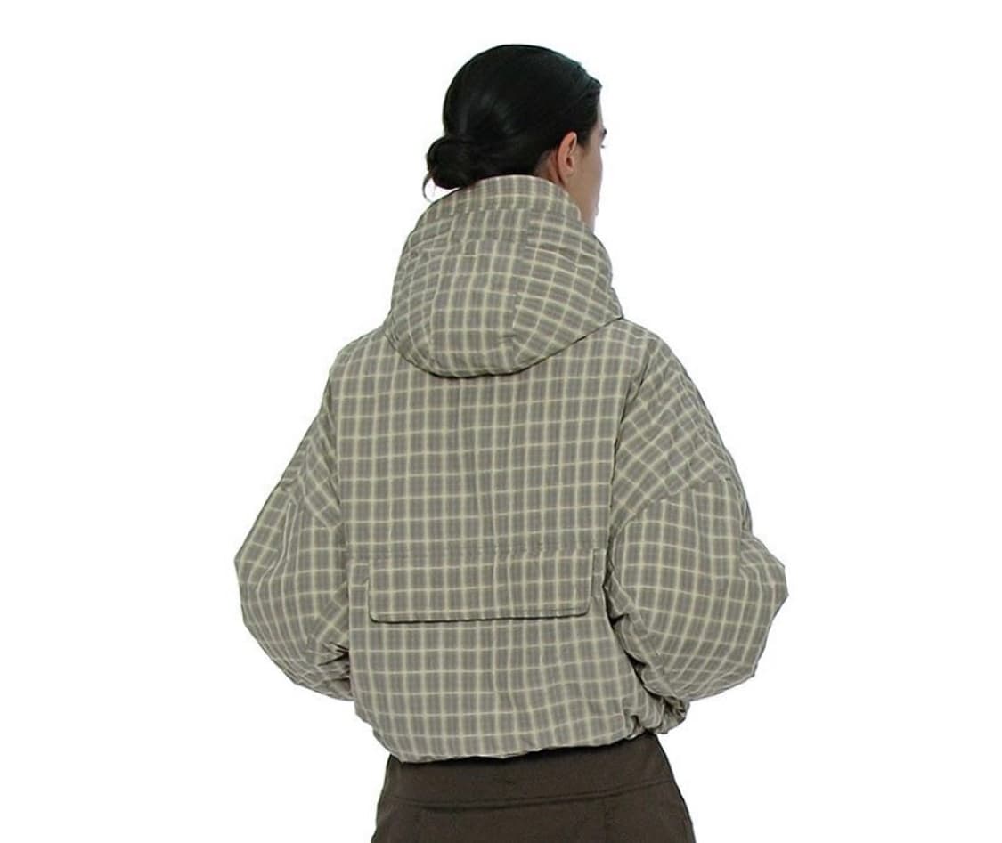 파르티멘토 우먼 - 리버시블 후드 윈드브레이커 (민트 그레이) 상품이미지4