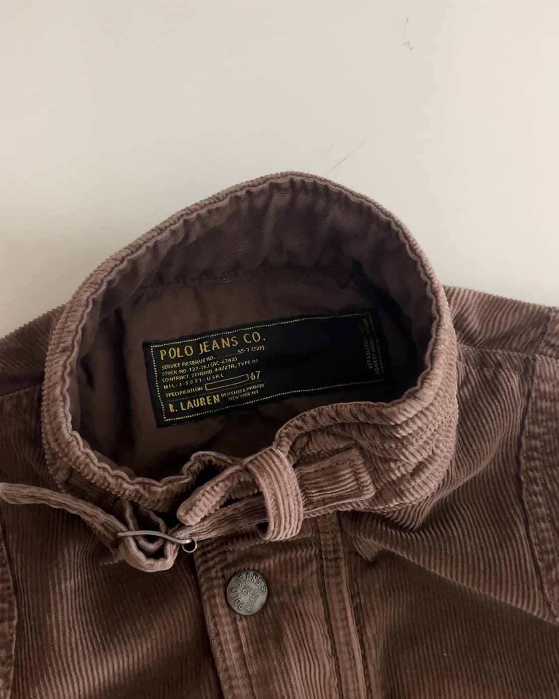 폴로 진스 코듀로이 필드 자켓 M 상품이미지5
