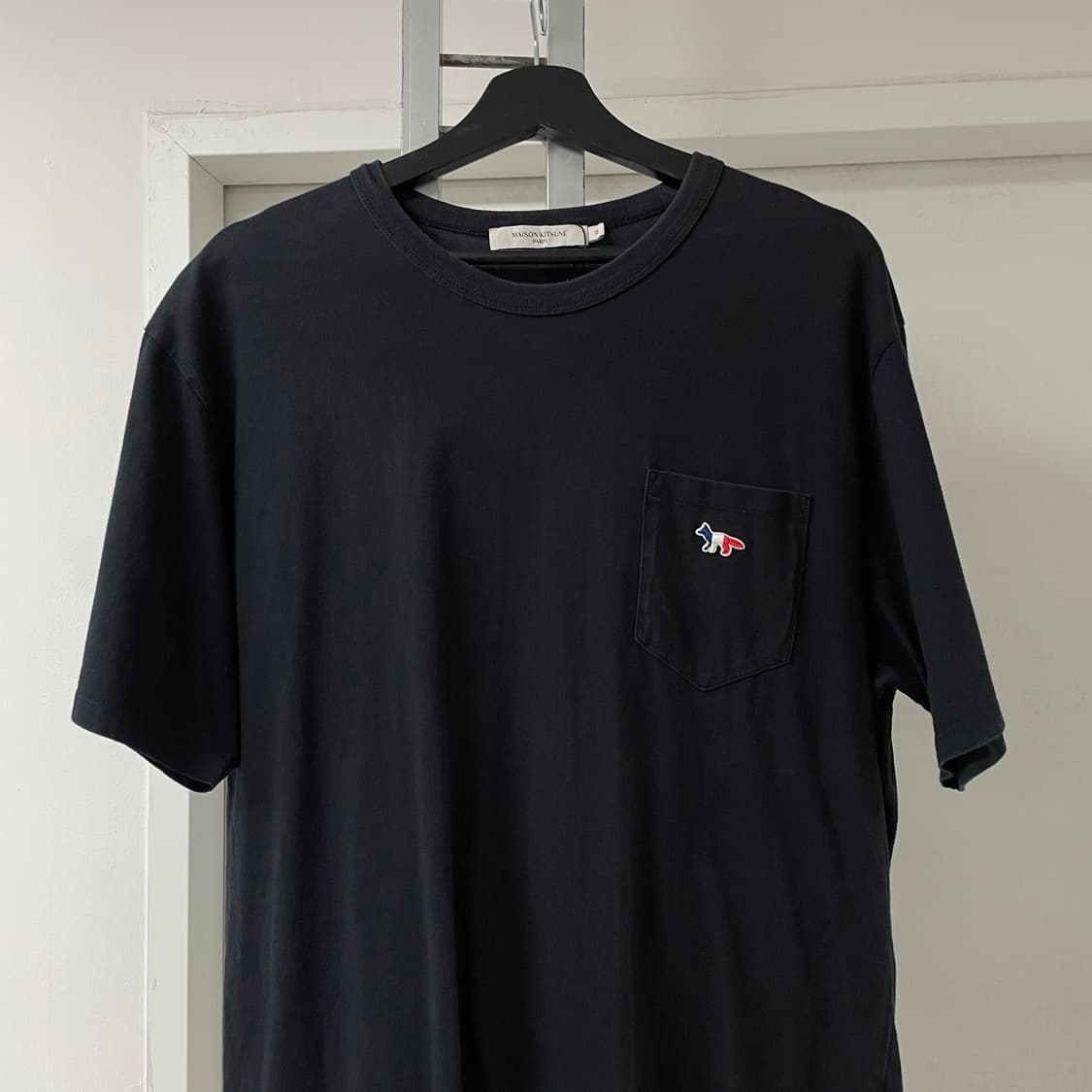 메종키츠네 반팔 티셔츠 블랙 XL 상품이미지2