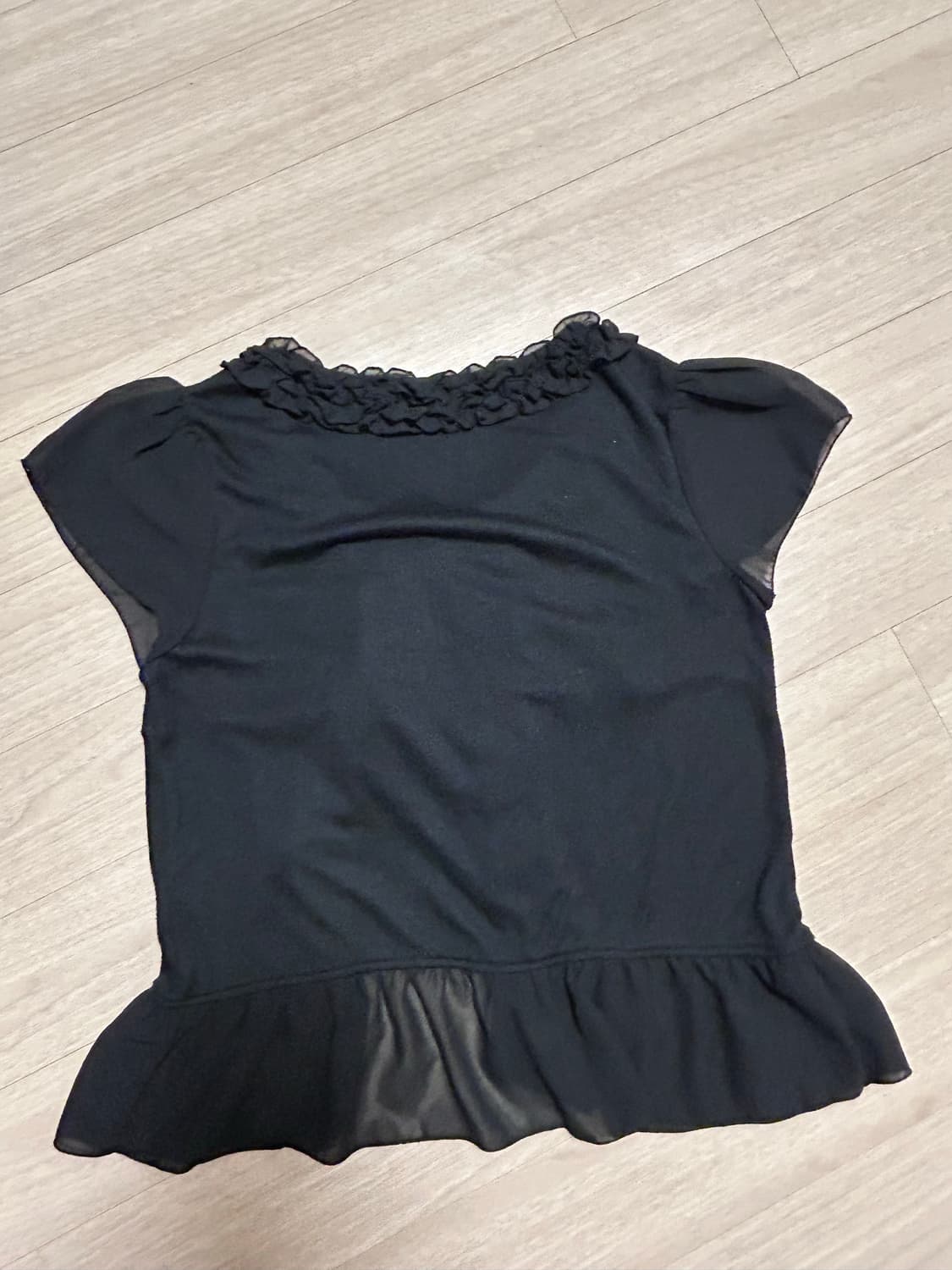 빈티지 페어리 블랙 반팔! 상품이미지3