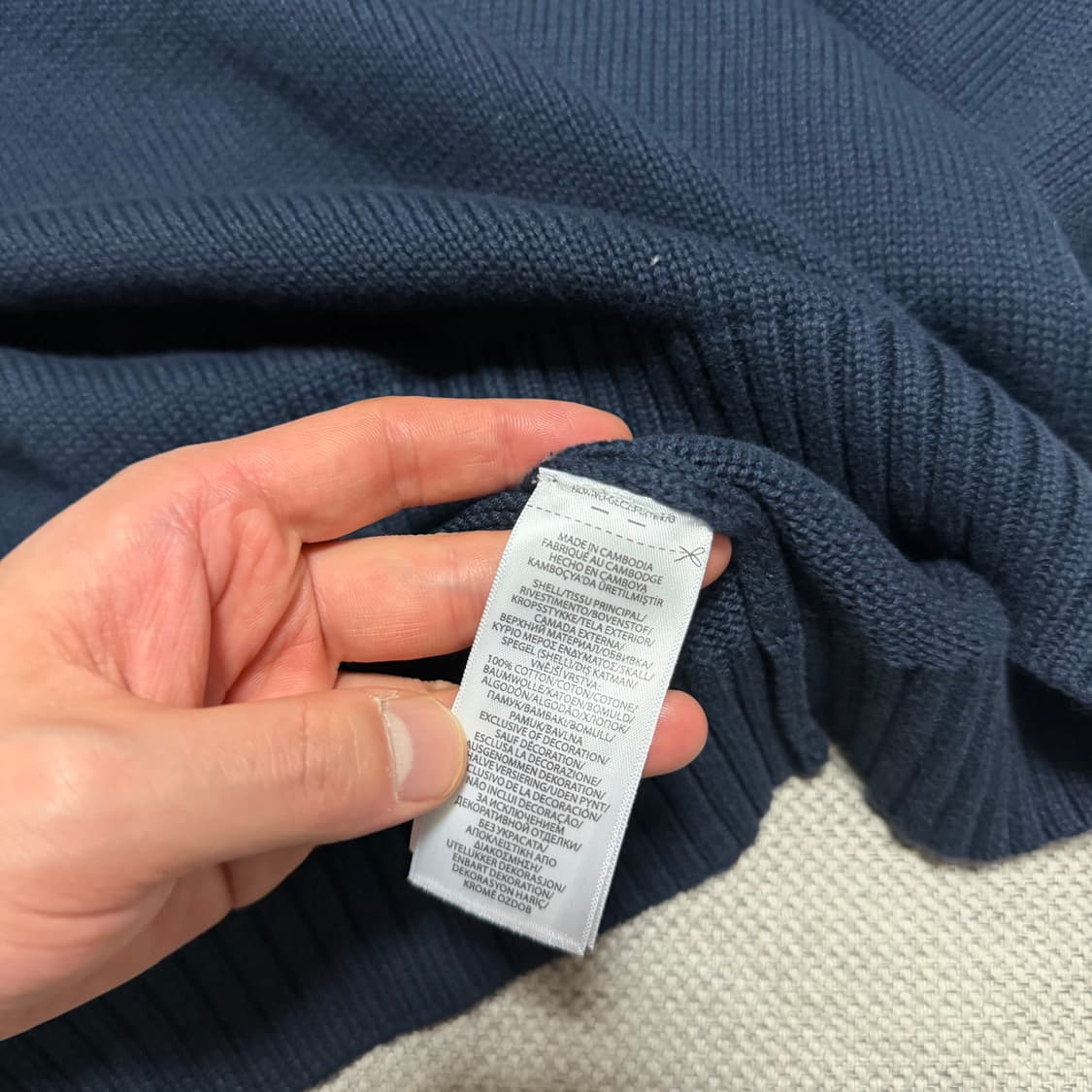 폴로 랄프로렌 네이비 니트 상품이미지4