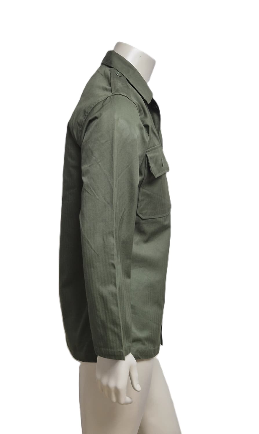 국군 구형 훈련복 민무늬 전투복 상의 자켓 (M) (2) (미사용품) 상품이미지3