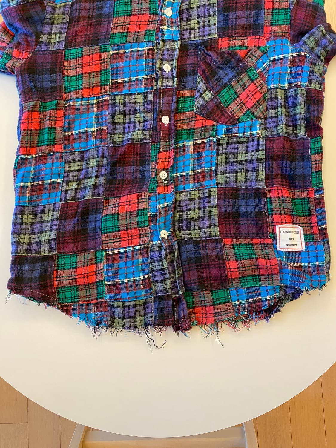 그랜드캐니언 2000s 패치워크 셔츠 디아프바인 바잉 일본 브랜드 상품이미지8