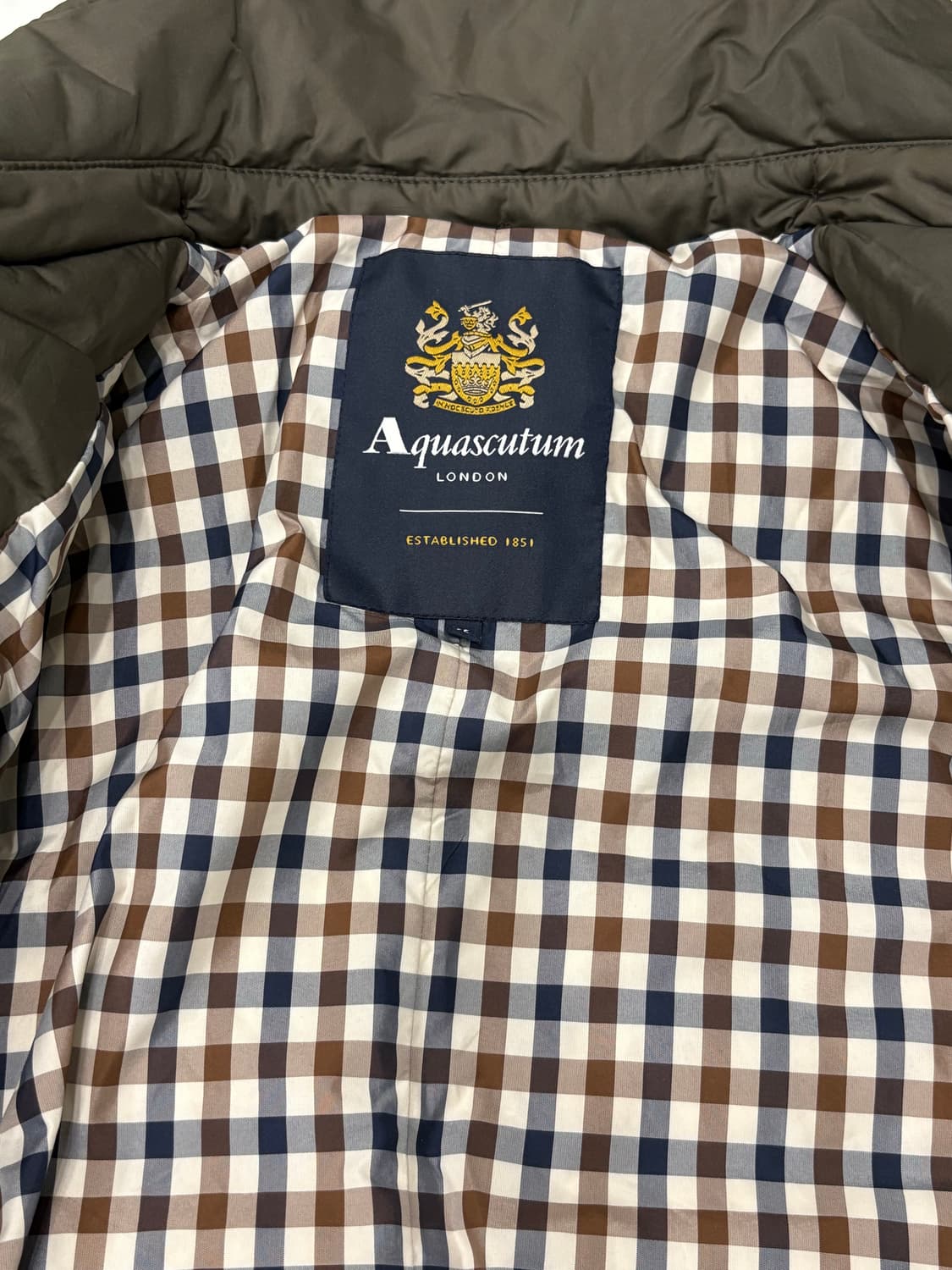aquascutum hungarian goose trench down 상품이미지5