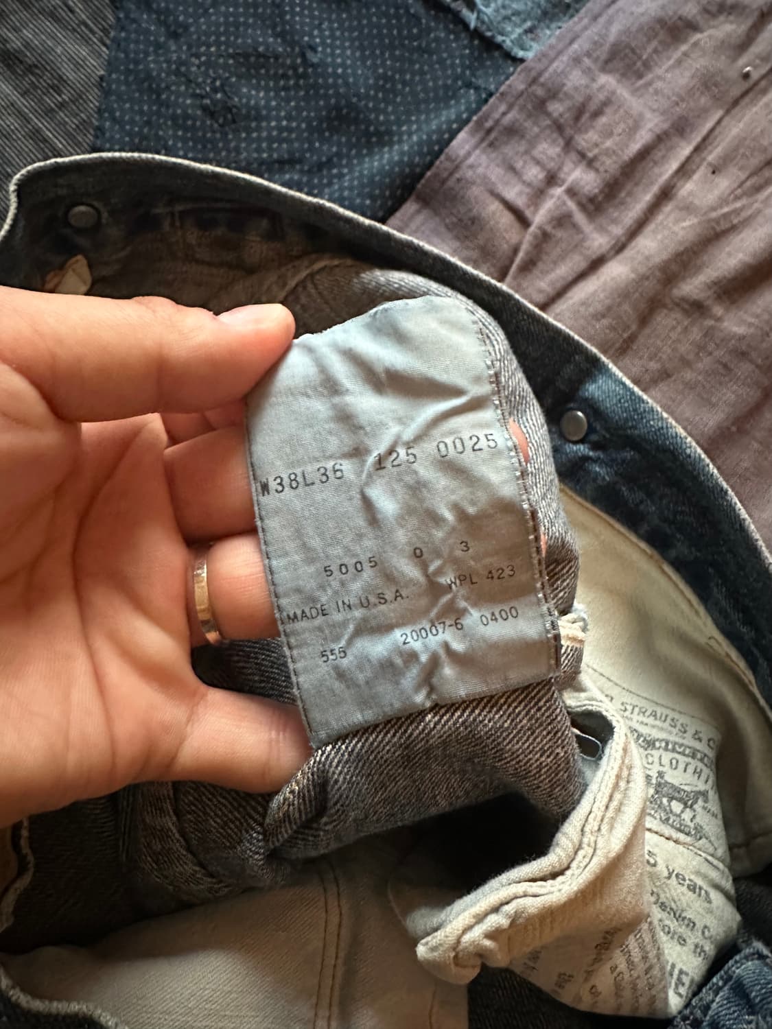 Levis 1890s LVC 발렌시아 501XX Denim Pants 상품이미지8