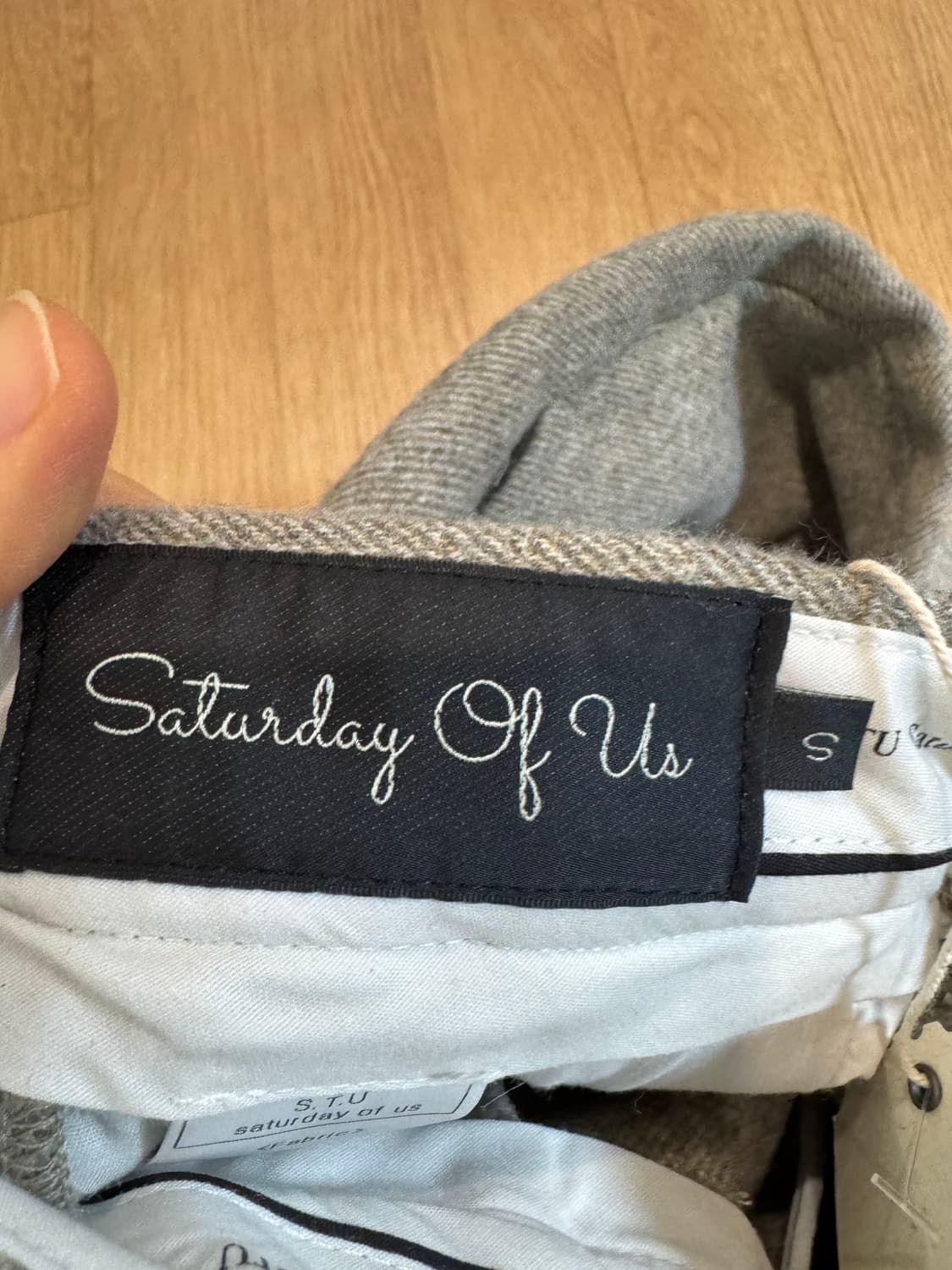 새상품 STU 스냅 울 슬랙스 상품이미지7