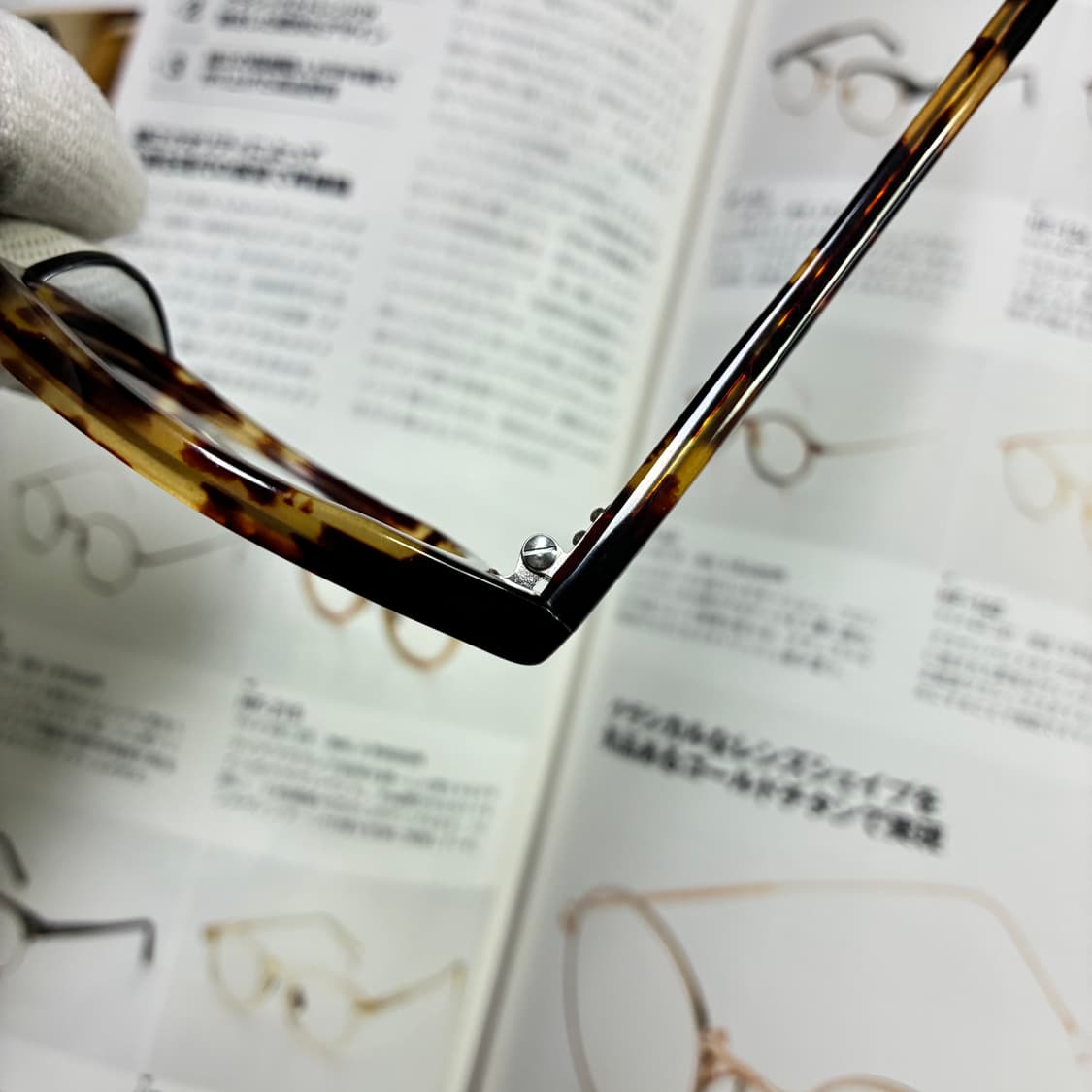 角矢甚治郎作 카도야 진지로 사쿠 일본 장인 셀롤로이드 뿔테 안경 상품이미지4