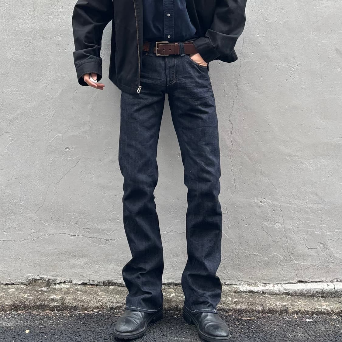 빅죤 더 테일로드 데님 부츠컷 로우라이즈 상품이미지2