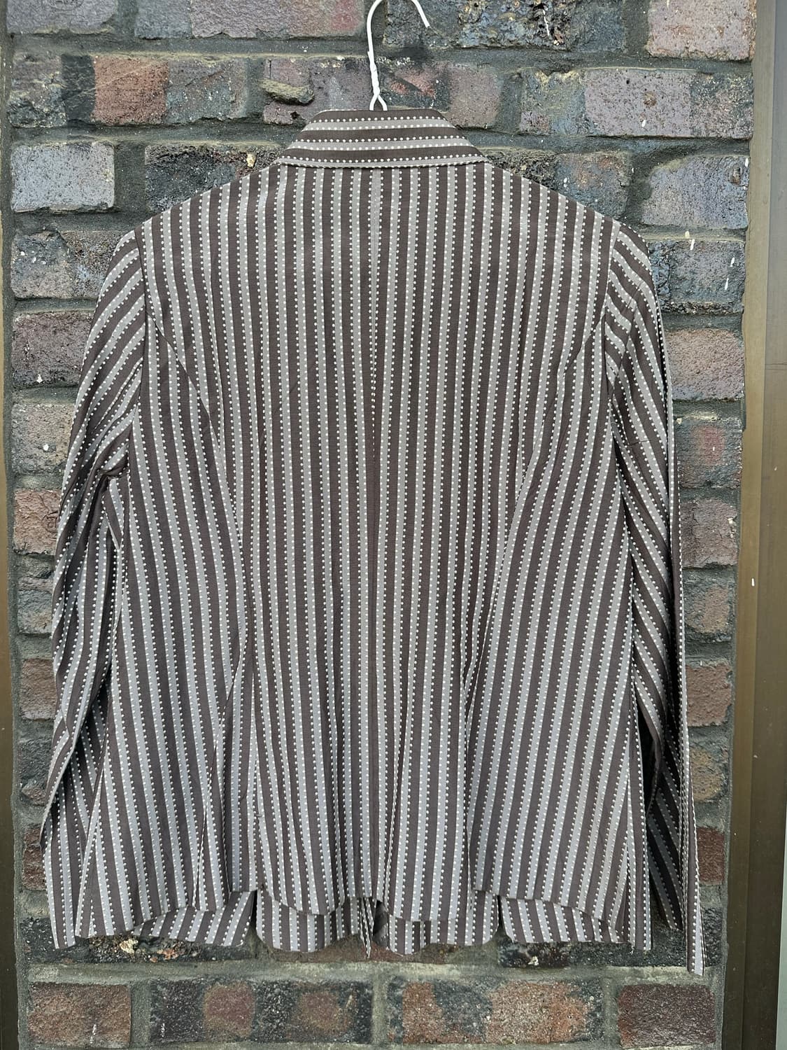 Healthy 브라운 도트 스트라이프 자켓 상품이미지2