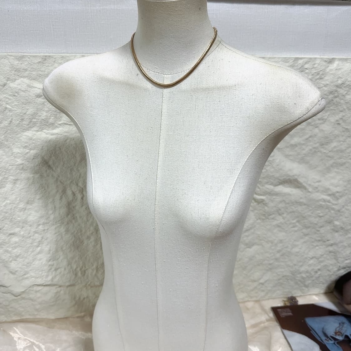 빈티지 스네이크체인 목걸이 상품이미지1