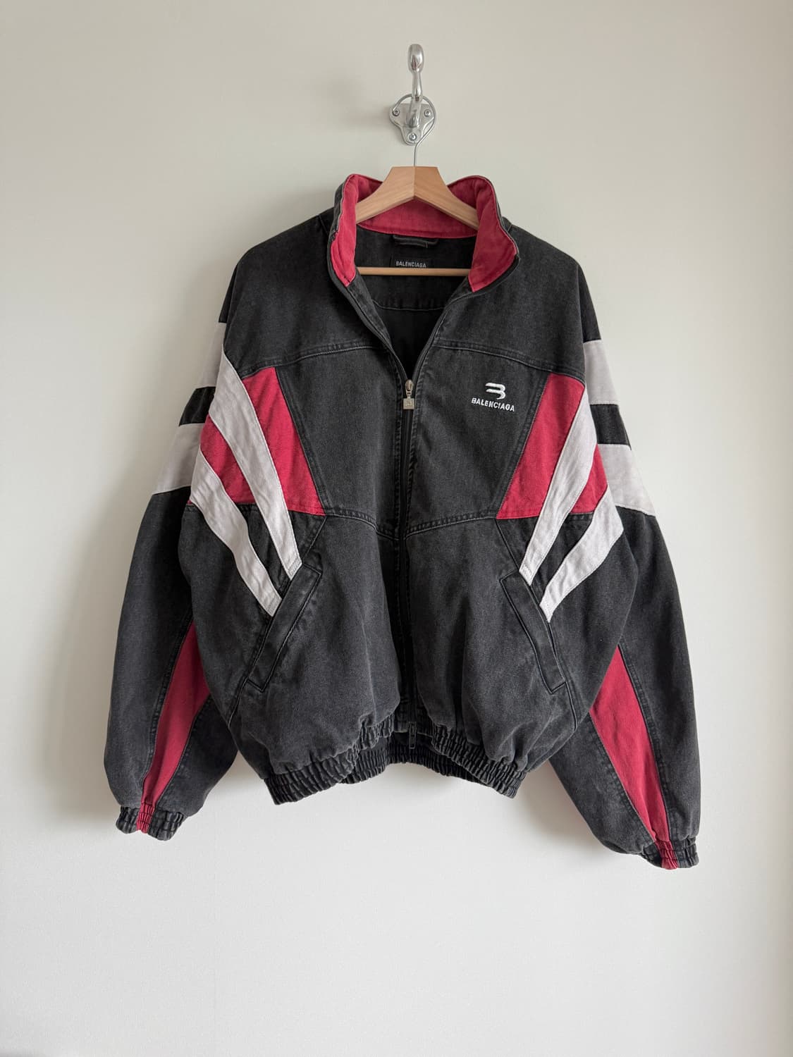 발렌시아가(Balenciaga) 스포티 데님 트랙 자켓 상품이미지1