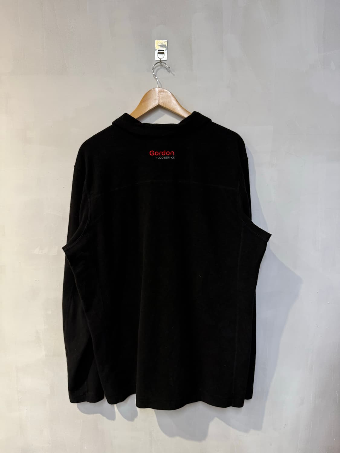 파타고니아 블랙 플리스 하프집업 상품이미지4