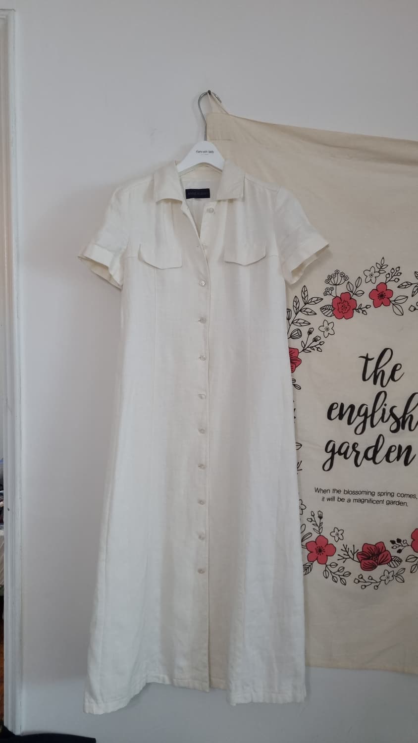 앤클라인 린넨 맥시 원피스 상품이미지1