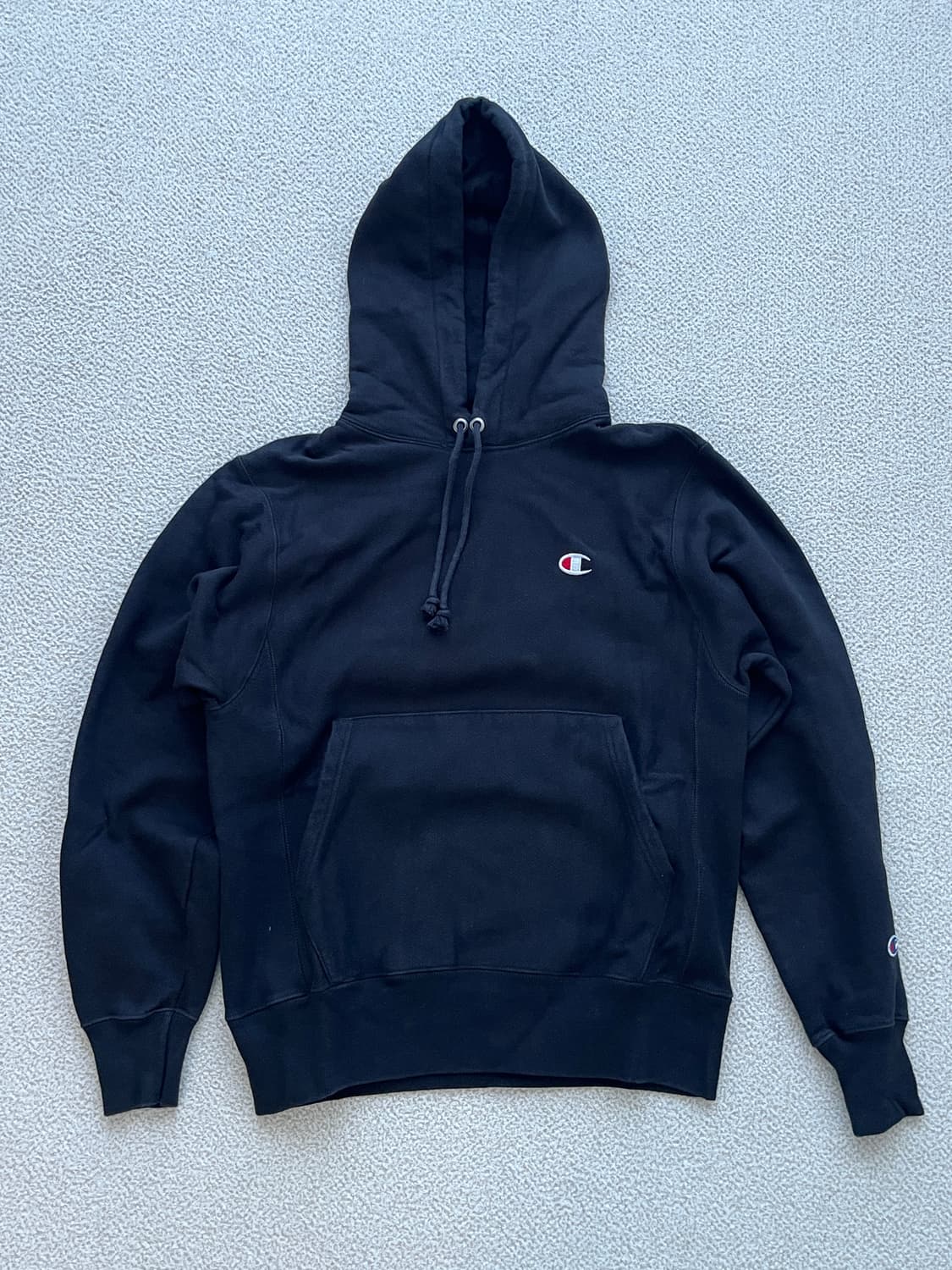 챔피온 리버스위브 후드티 블랙 S 상품이미지1