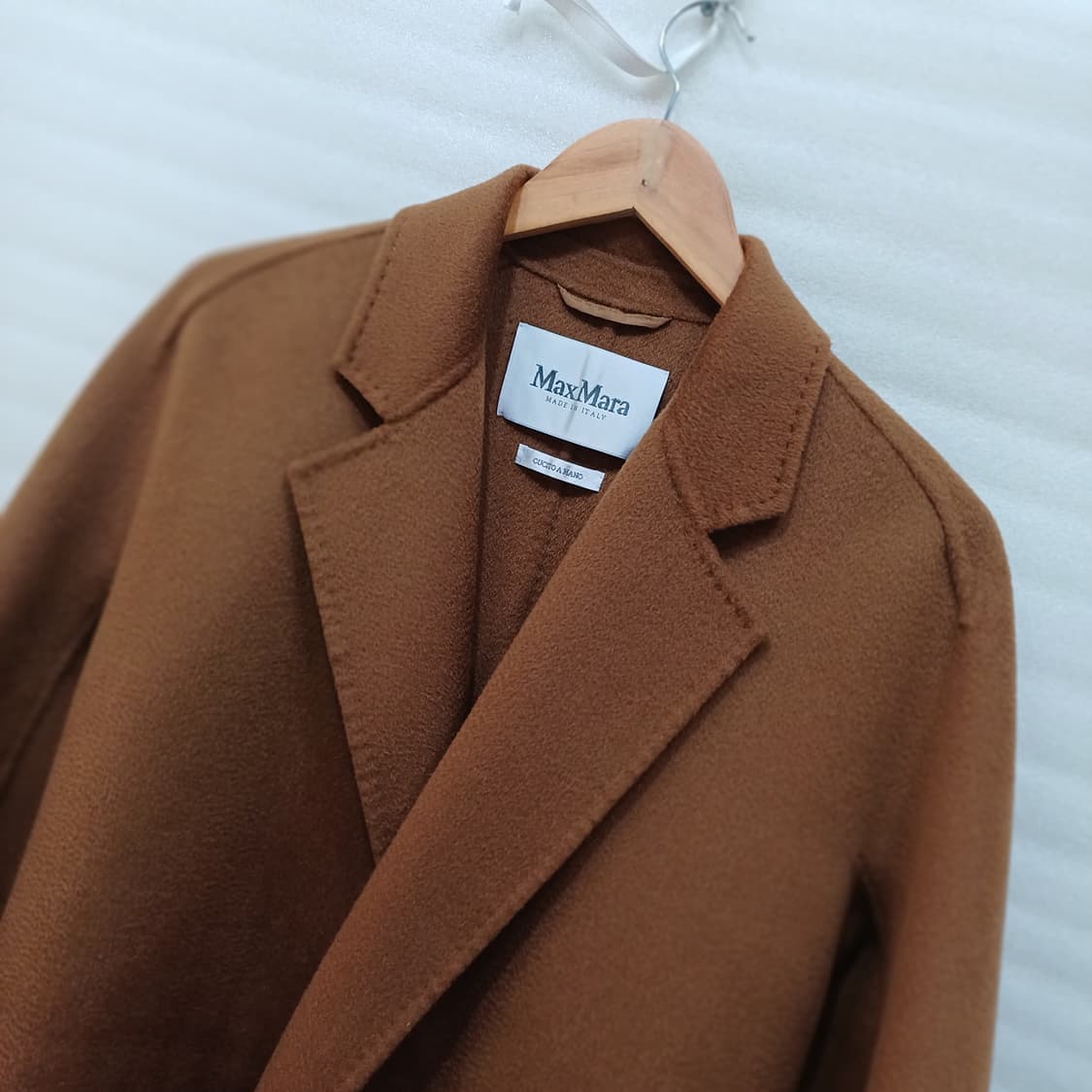 정품 막스마라 순 캐시미어 벨트 롱 코트 여성 M L 훌륭 사랑봉봉 상품이미지4