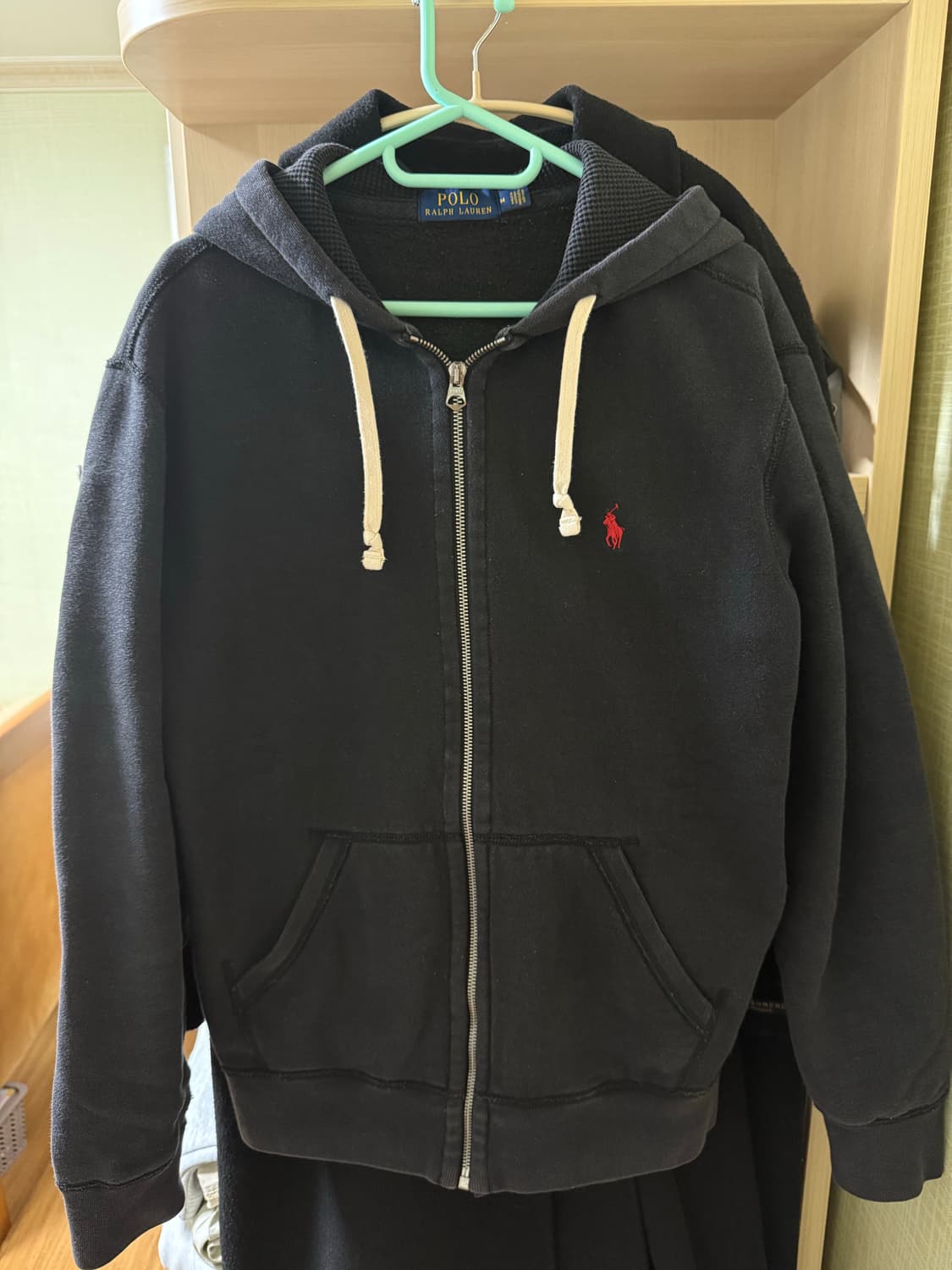 폴로 랄프로렌 블랙 후드집업  상품이미지1