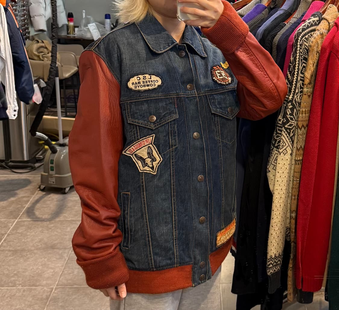 [NO.9] Levi’s 소가죽 데님 자켓 상품이미지2