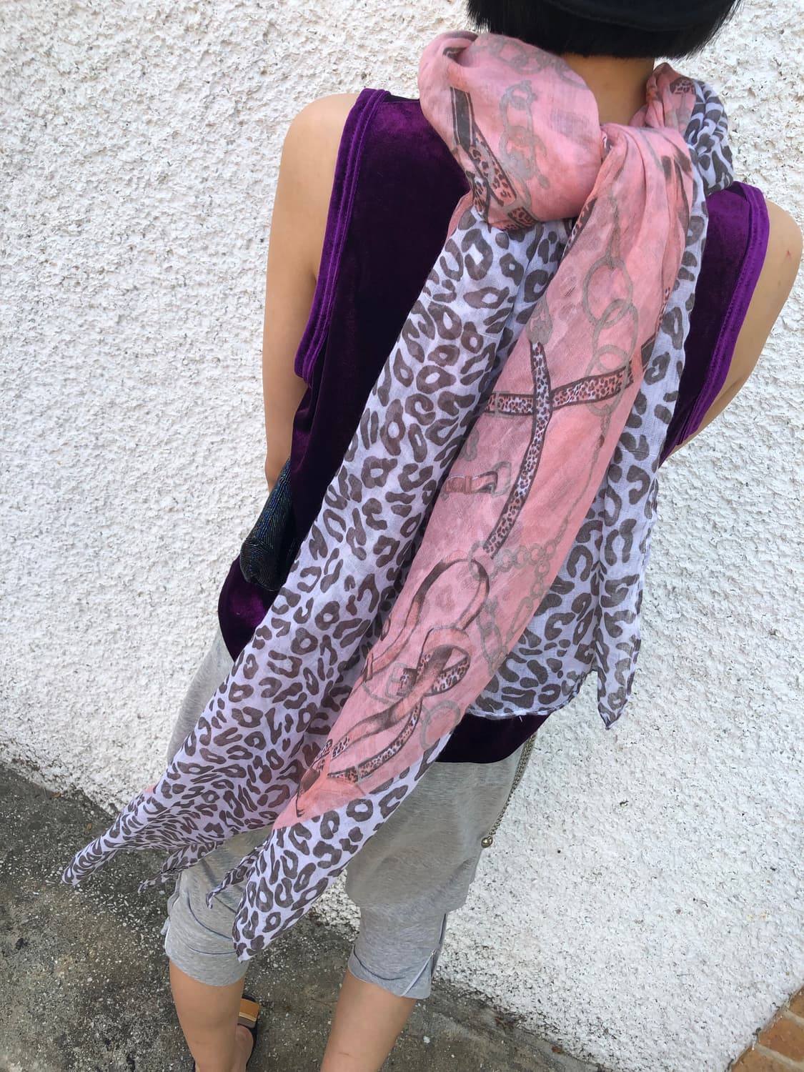 multi pattern scarf  상품이미지1