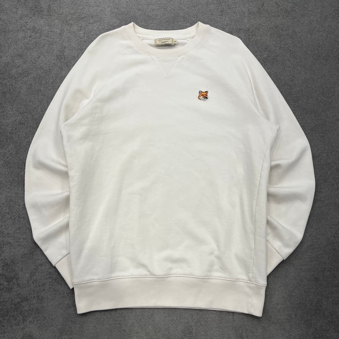 M 메종키츠네 폭스 헤드 패치 맨투맨 상품이미지1