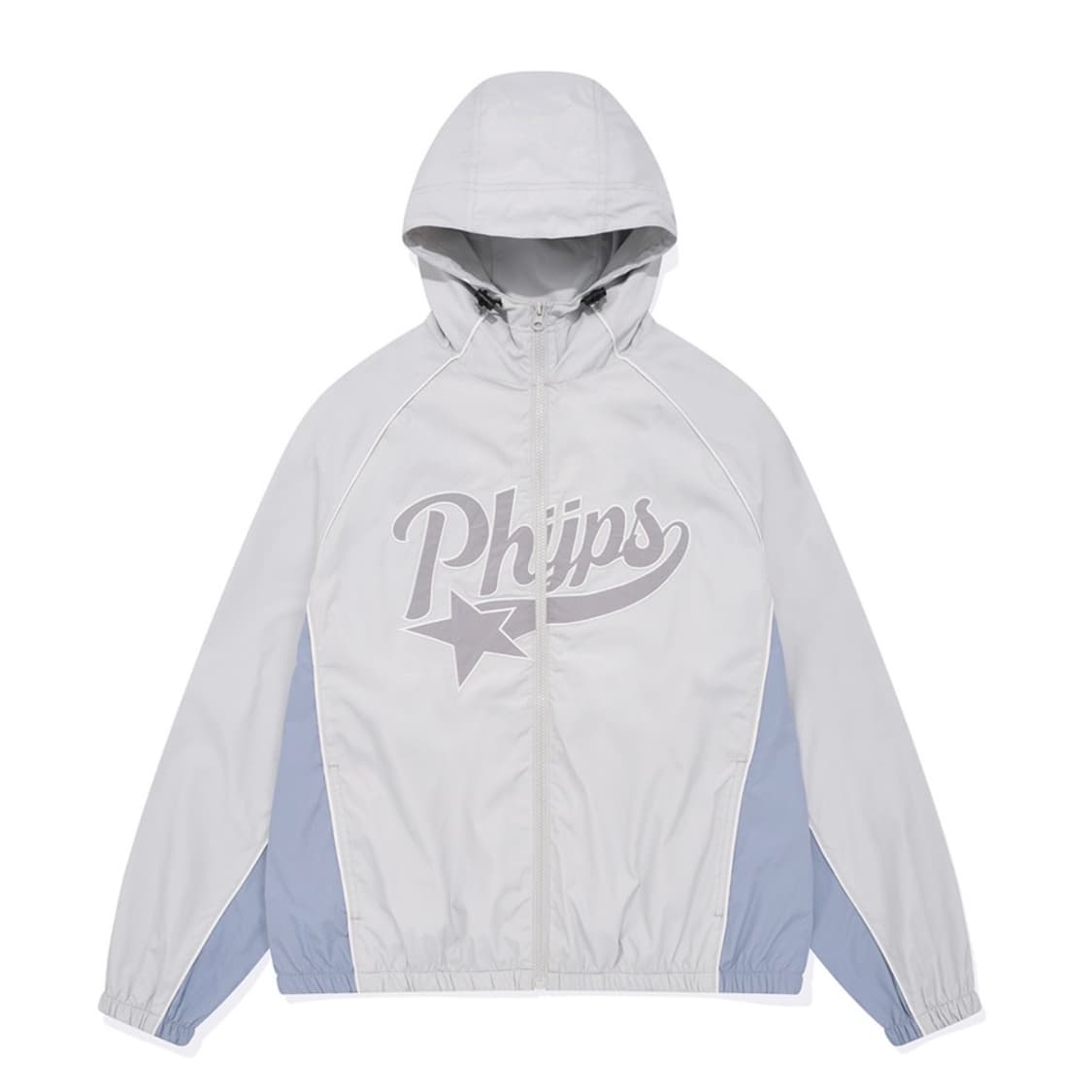 파이핑 스타테일 후드 트랙자켓 그레이지 상품이미지1