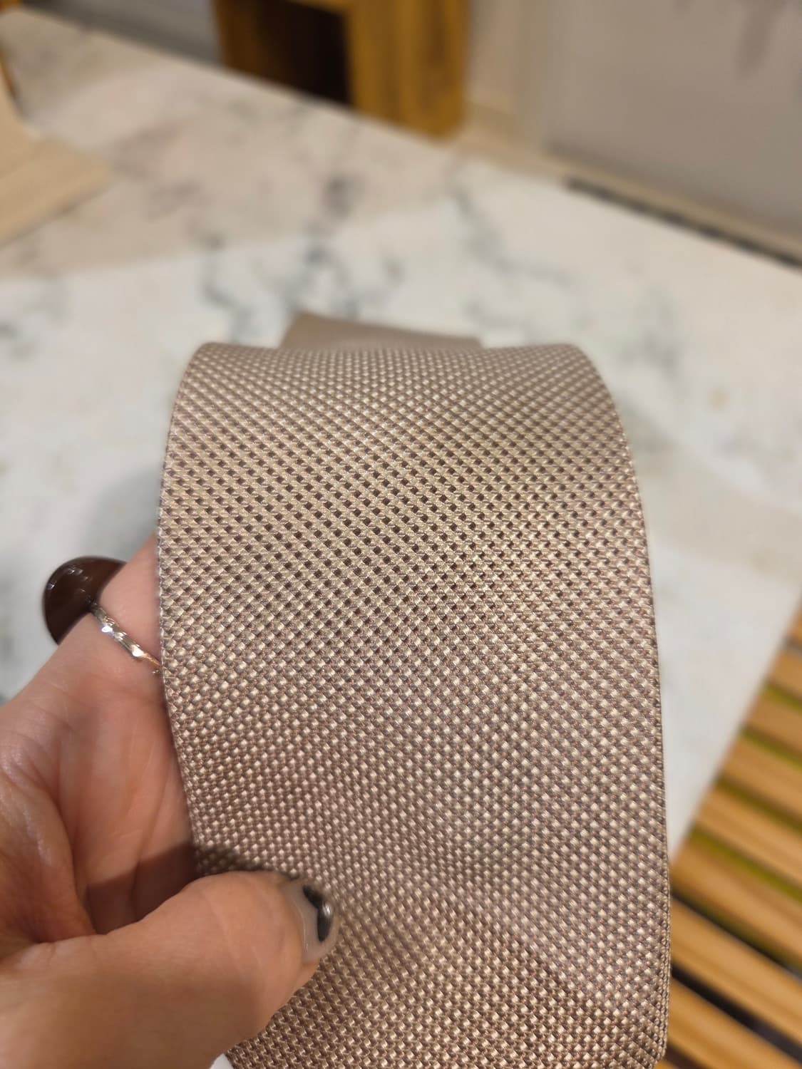 마이클코어스 실크 넥타이 상품이미지2