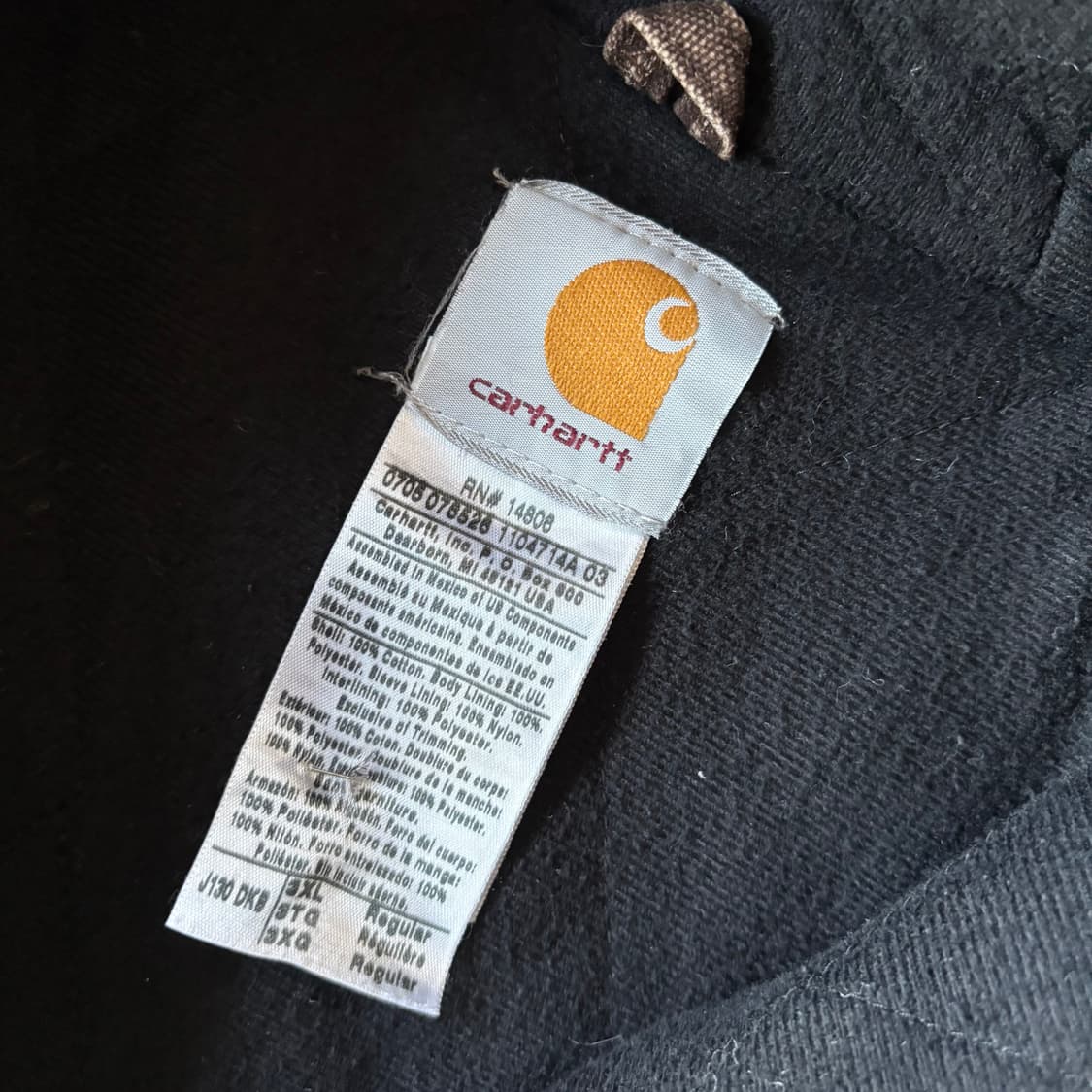 칼하트 J130 다크브라운 덕 액티브 자켓 상품이미지2