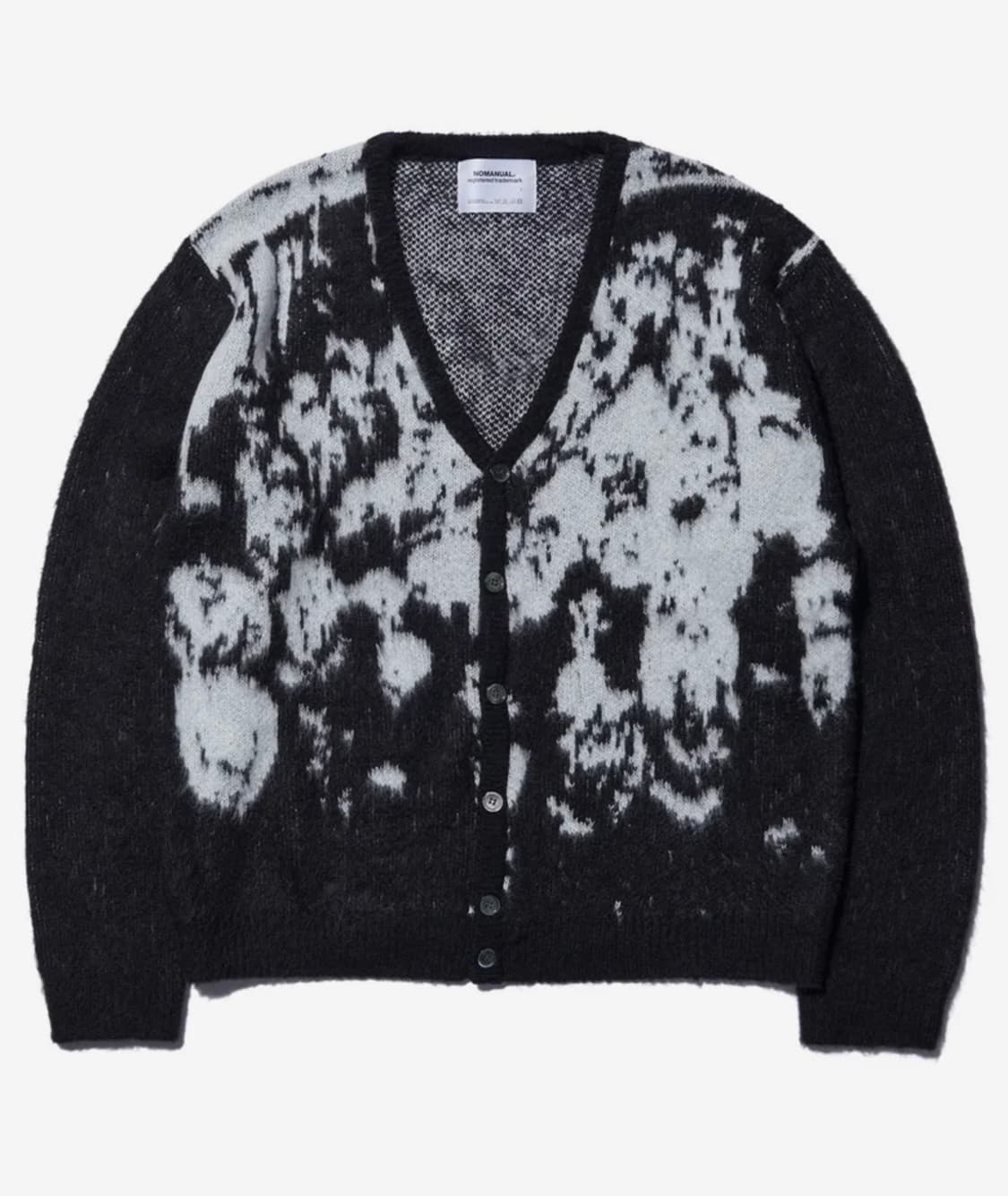 노매뉴얼 PPS HAIRY CARDIGAN - BLACK (M사이즈) 상품이미지1