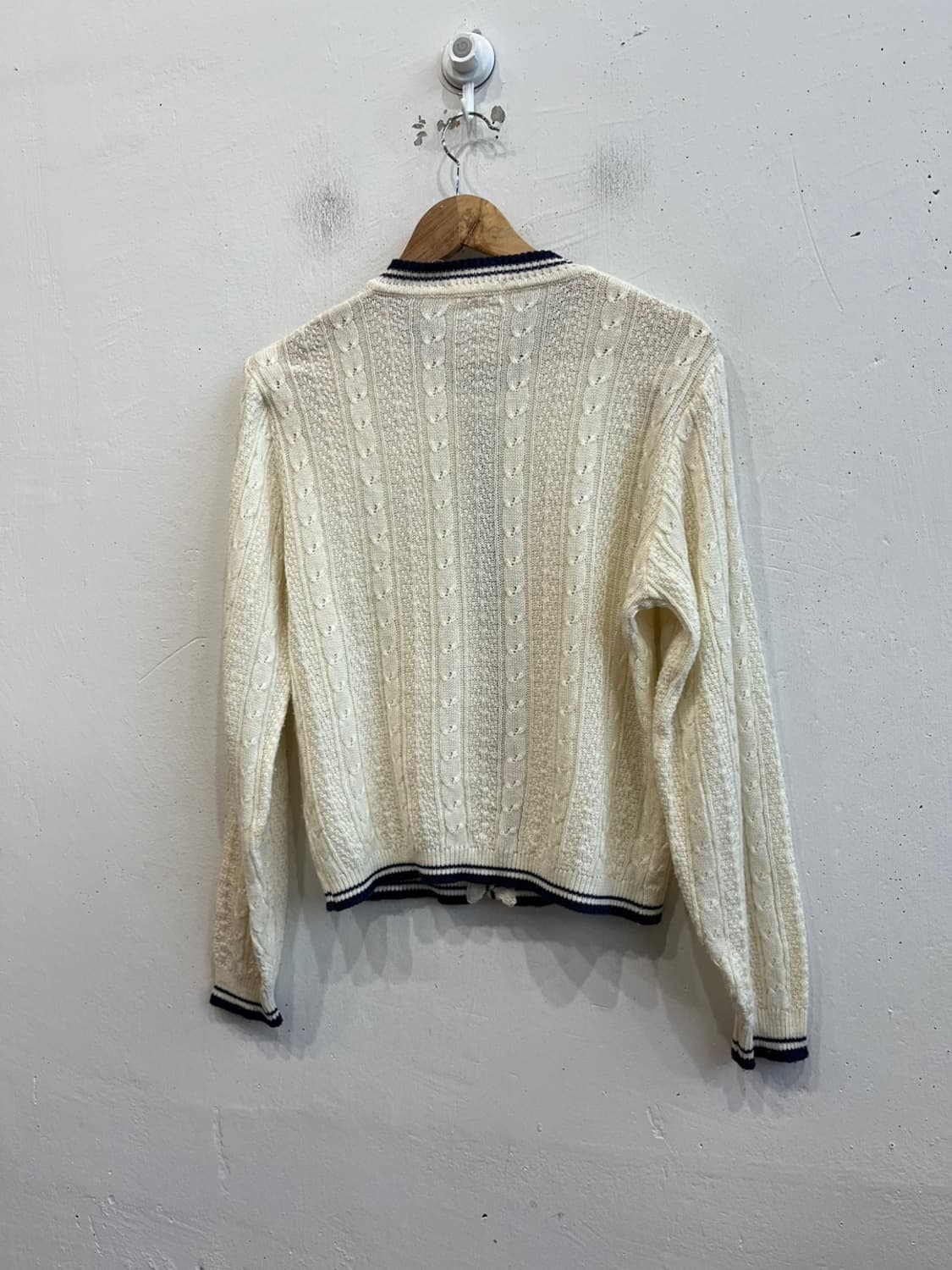 Made in JAPAN 린넨 블렌드 금장 가디건 우먼즈 상품이미지3