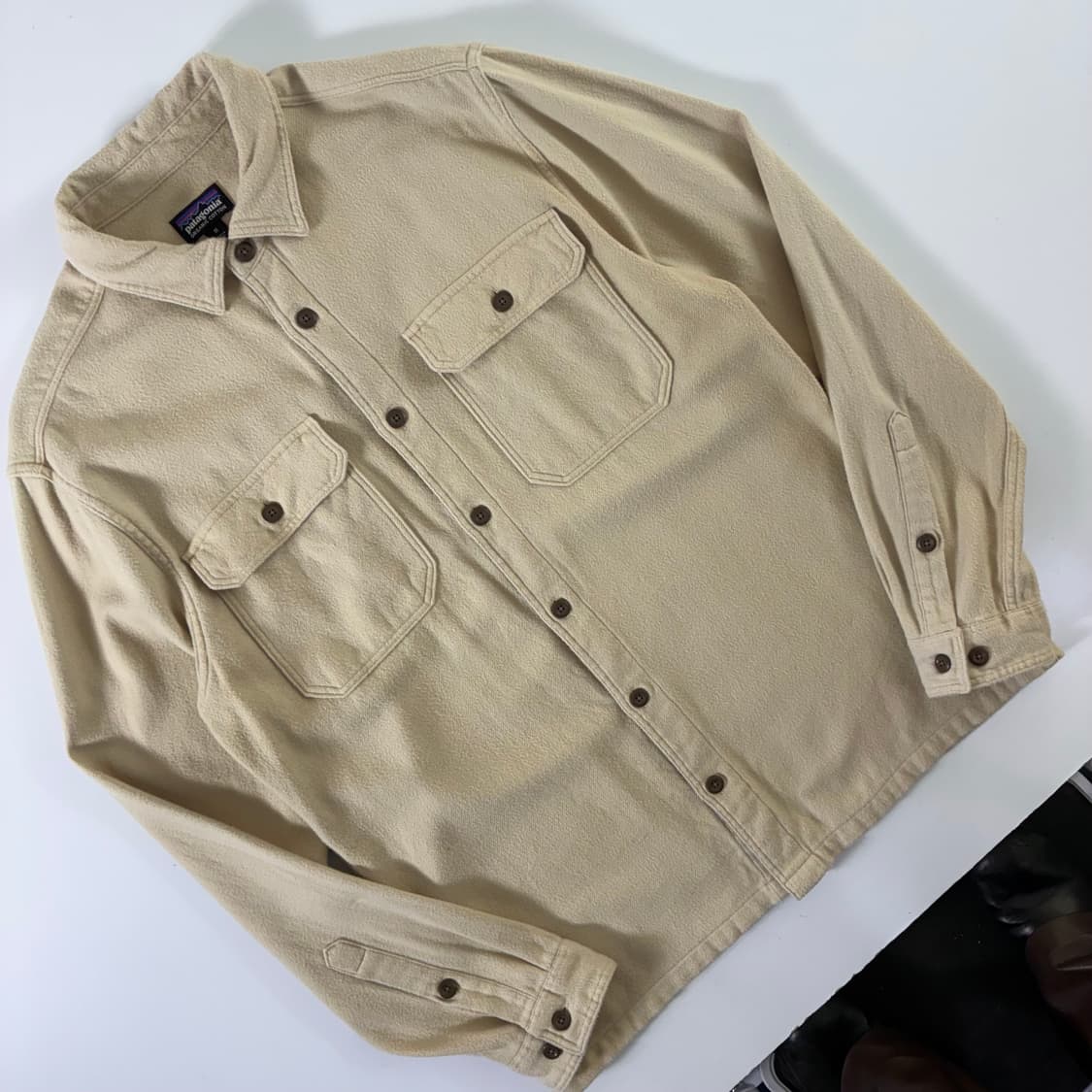 Patagonia  파타고니아 오가닉 코튼 아이보리 셔츠  상품이미지2