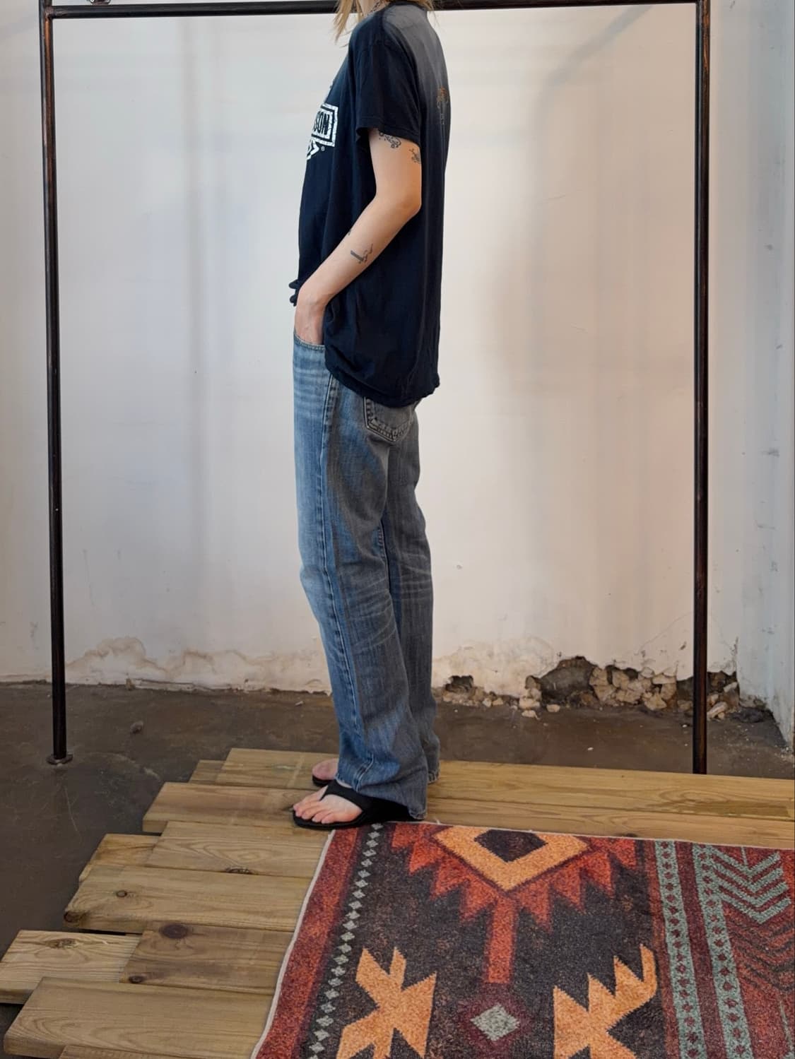Levi’s 527 부츠컷 데님 팬츠 | 라이트 인디고 워싱 상품이미지2
