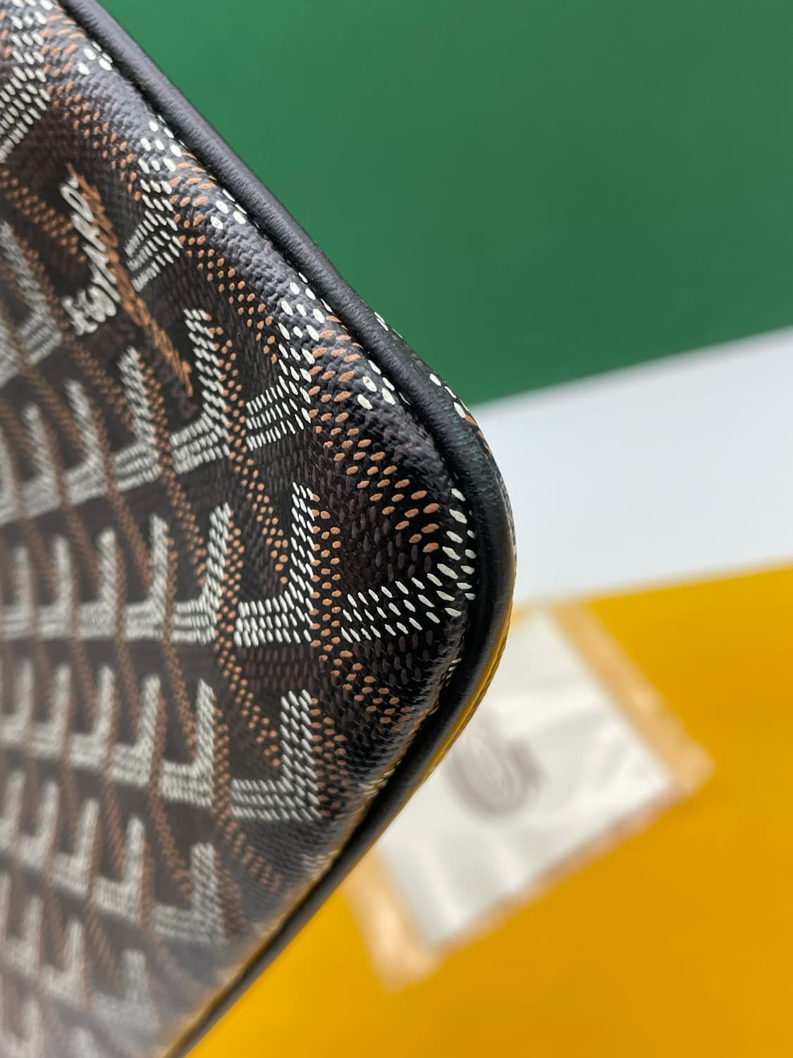 [ 풀구성 / 새상품급 ] 정품 고야드 세나 GM 클러치백 블랙 상품이미지8