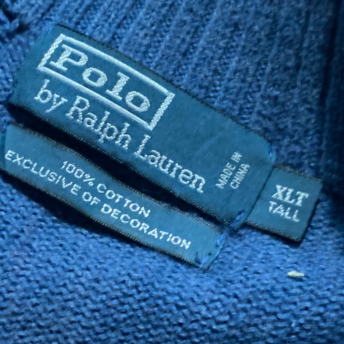 폴로 반집업 코튼 니트 상품이미지5