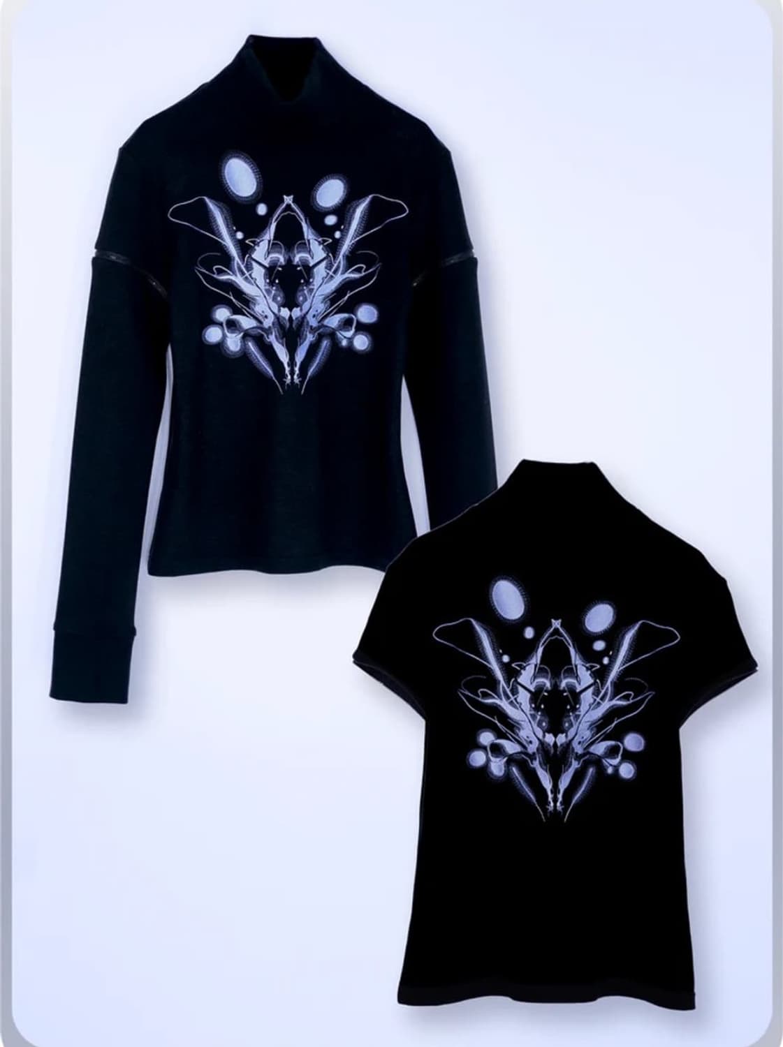 Chloma 투웨이 티셔츠 상의 서브컬쳐 고프코어 상품이미지2