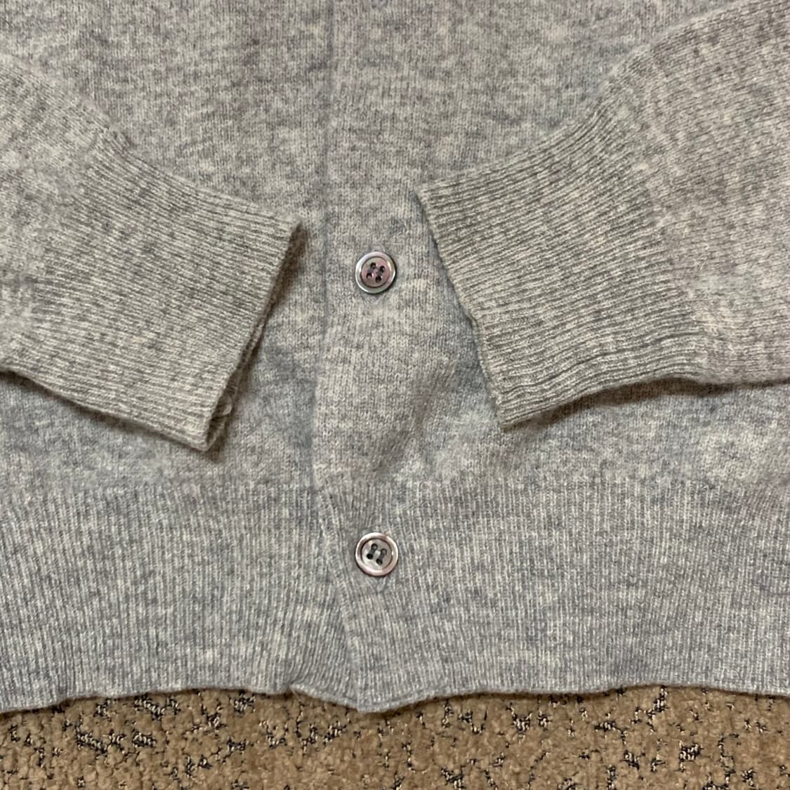 꼼데가르송 그레이 니트가디건 W(S) 상품이미지3