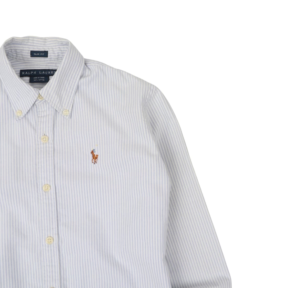 폴로 랄프로렌 우먼스 옥스포드 스트라이프 셔츠 상품이미지3