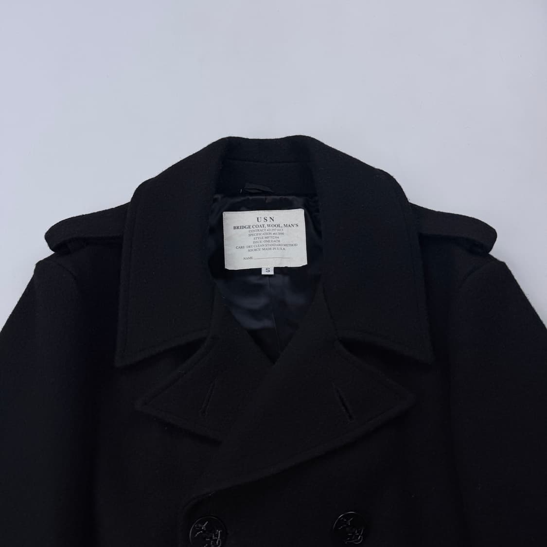 90s 미해군 USN 10버튼 피코트 상품이미지3