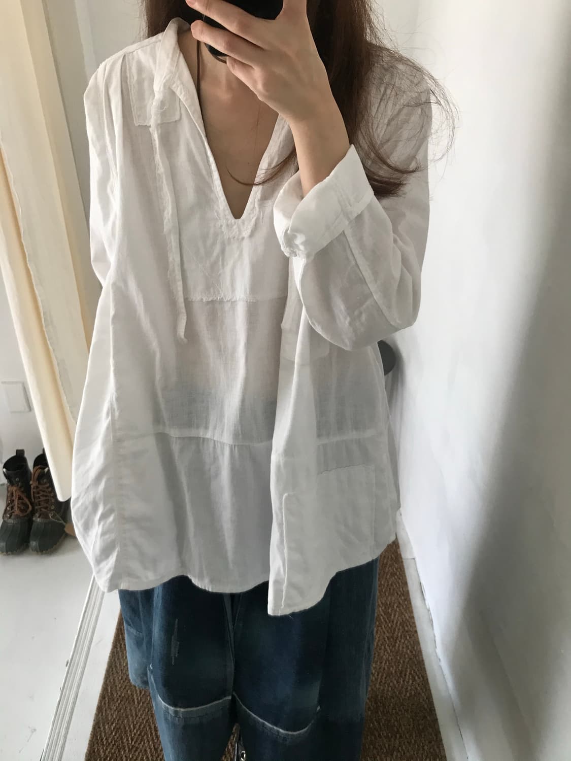 patch blouse 상품이미지4