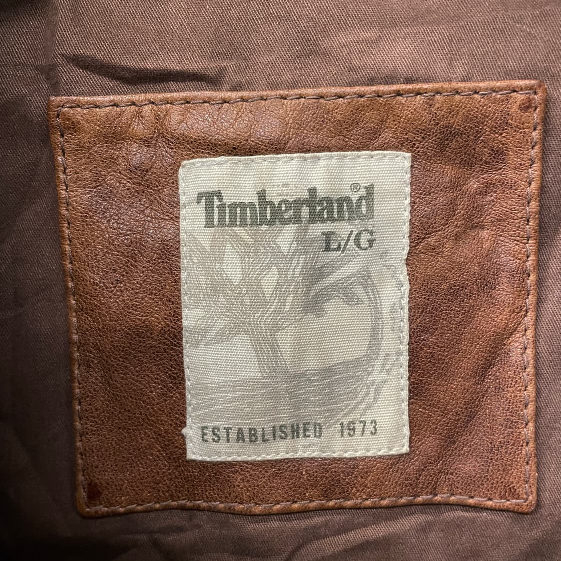 90s 팀버랜드 올드 레더 램스킨 가죽 자켓 상품이미지8