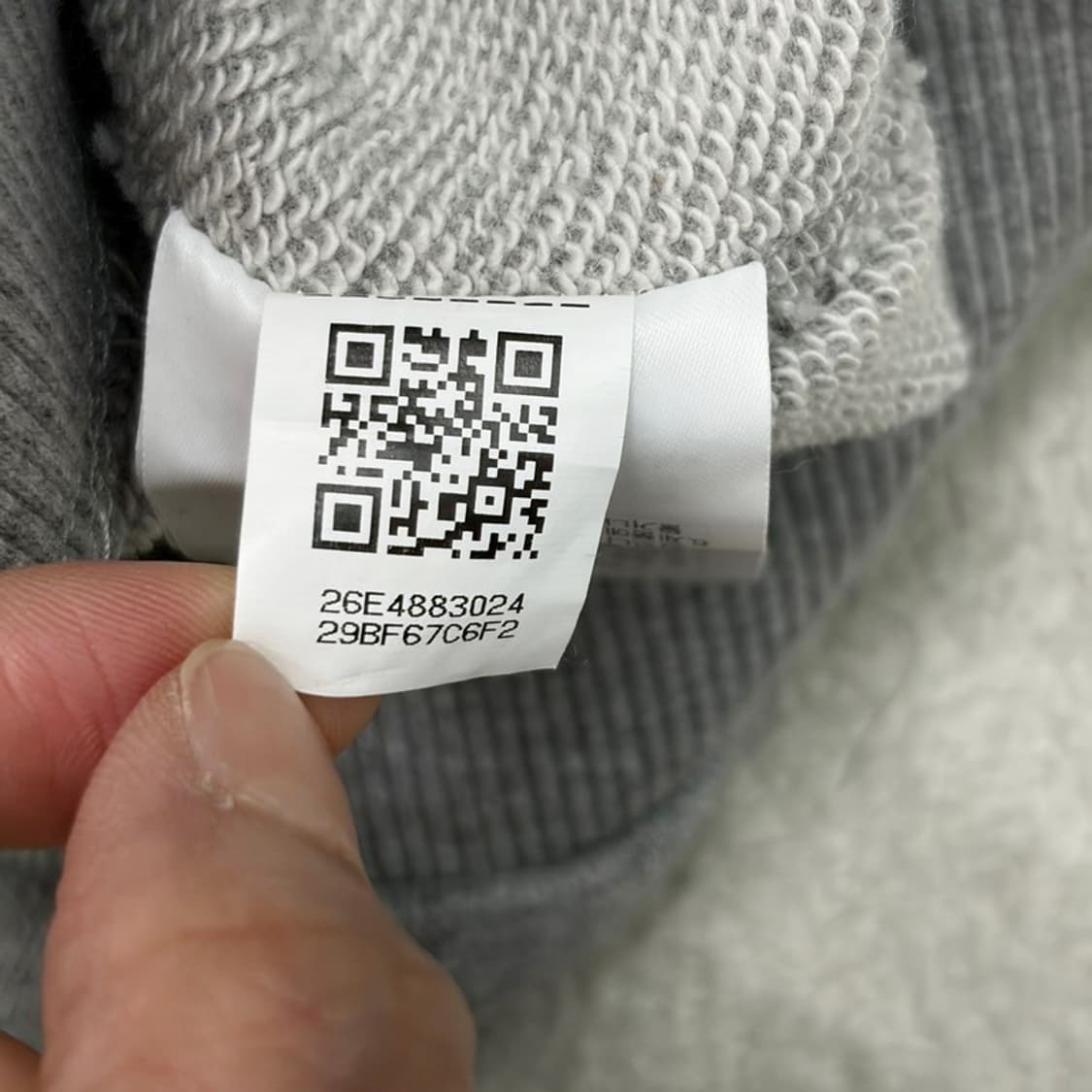 ZOO YORK 그레이 스웨트셔츠 L 상품이미지7