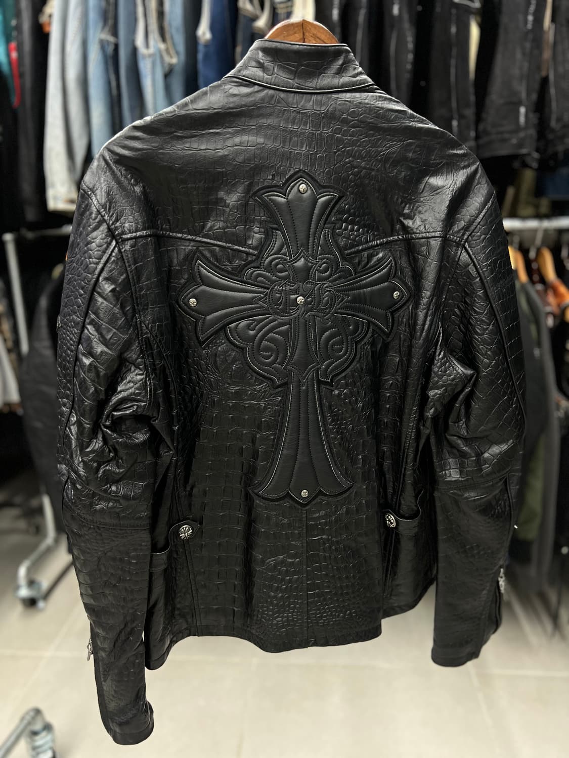 양가죽 중세 크롬 가죽 자켓 상품이미지2