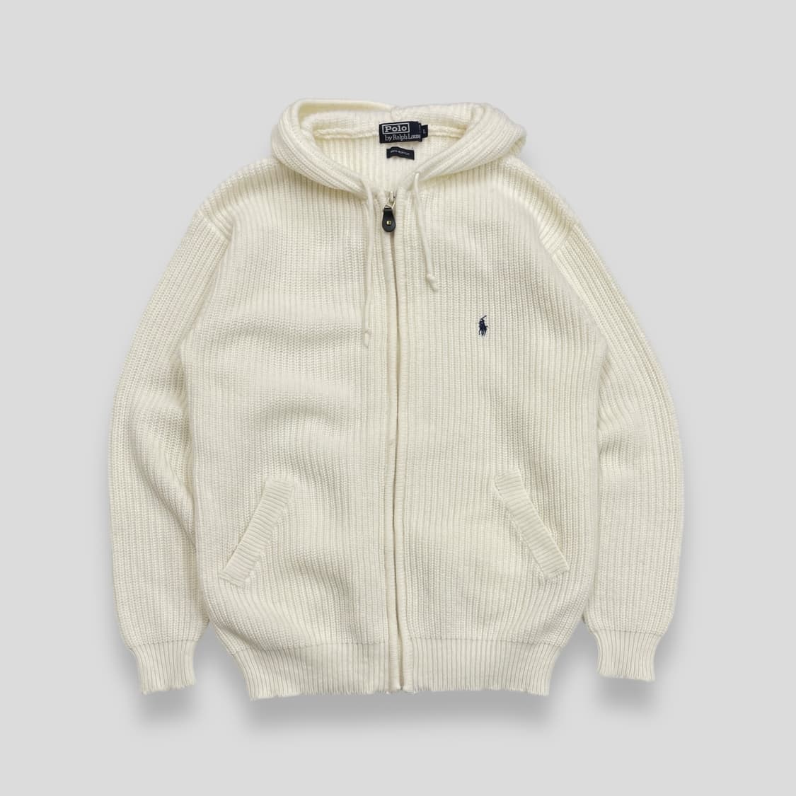 폴로 랄프로렌 니트 후드집업 상품이미지1