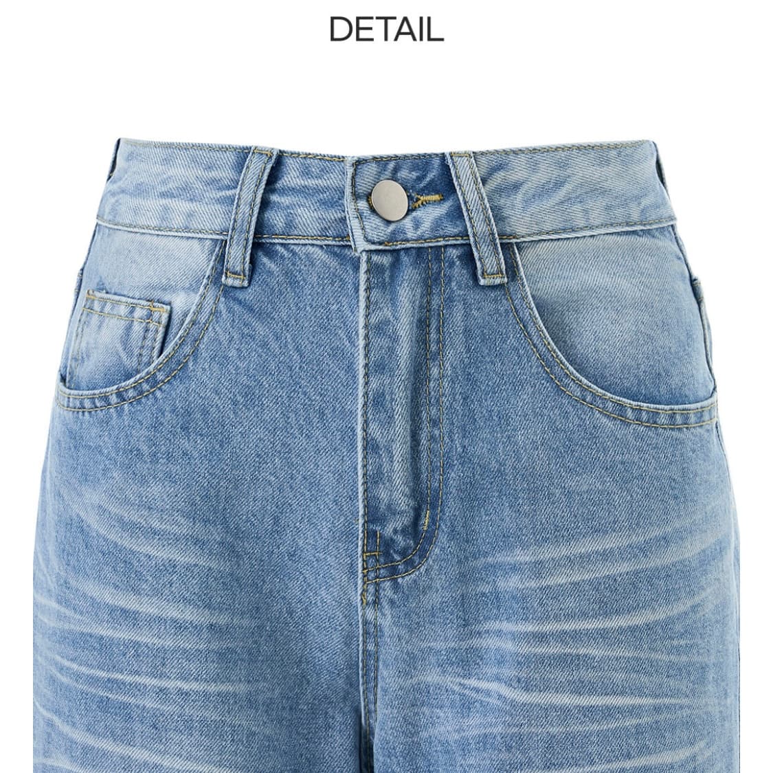 26SS NINESIX NY 96 미착용 데일리 워싱 와이드 데님 팬츠 상품이미지3