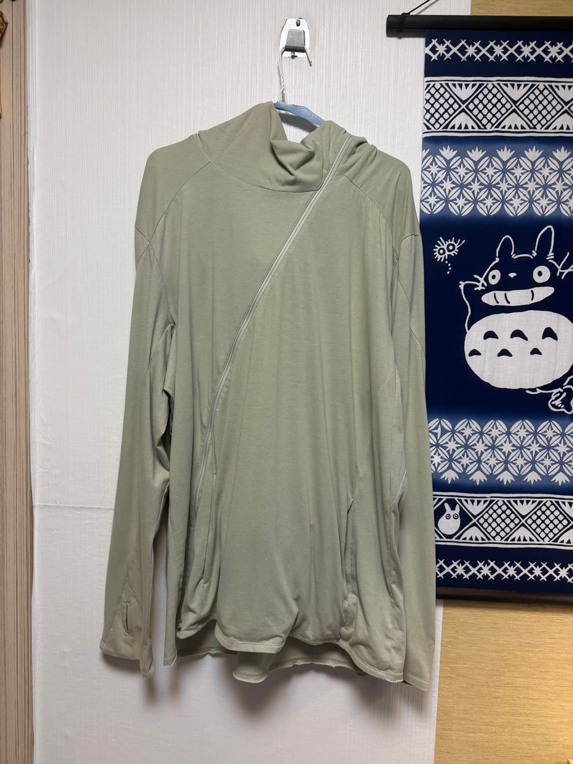 포스트 아카이브 팩션(PAF)6.0 후디 센터 GREY GREEN(XL) 상품이미지1