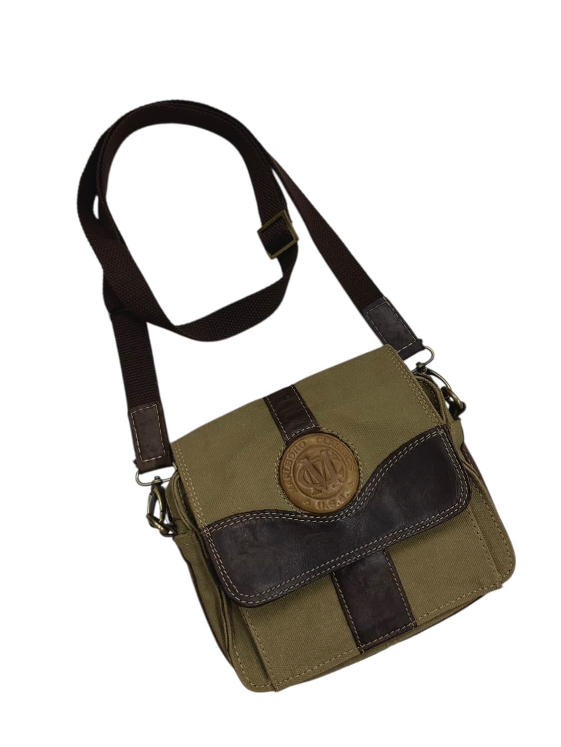 90s 말보로 클래식 미니 크로스백 카키 상품이미지1