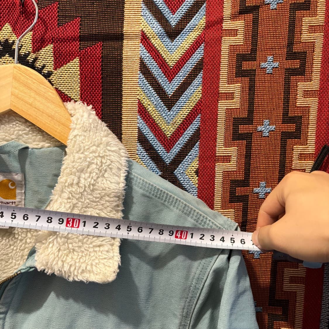 칼하트 와일드 우드 쉐르파 봄버자켓 상품이미지7