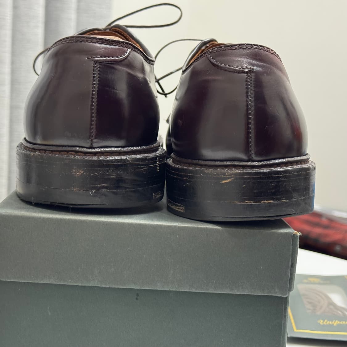 10E) 풀박스 알든(Alden) 990 코도반 플레인토 (스틸토) 상품이미지3